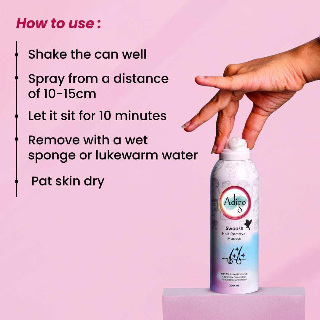 Swoosh Hair Removal Mousse - 200ml