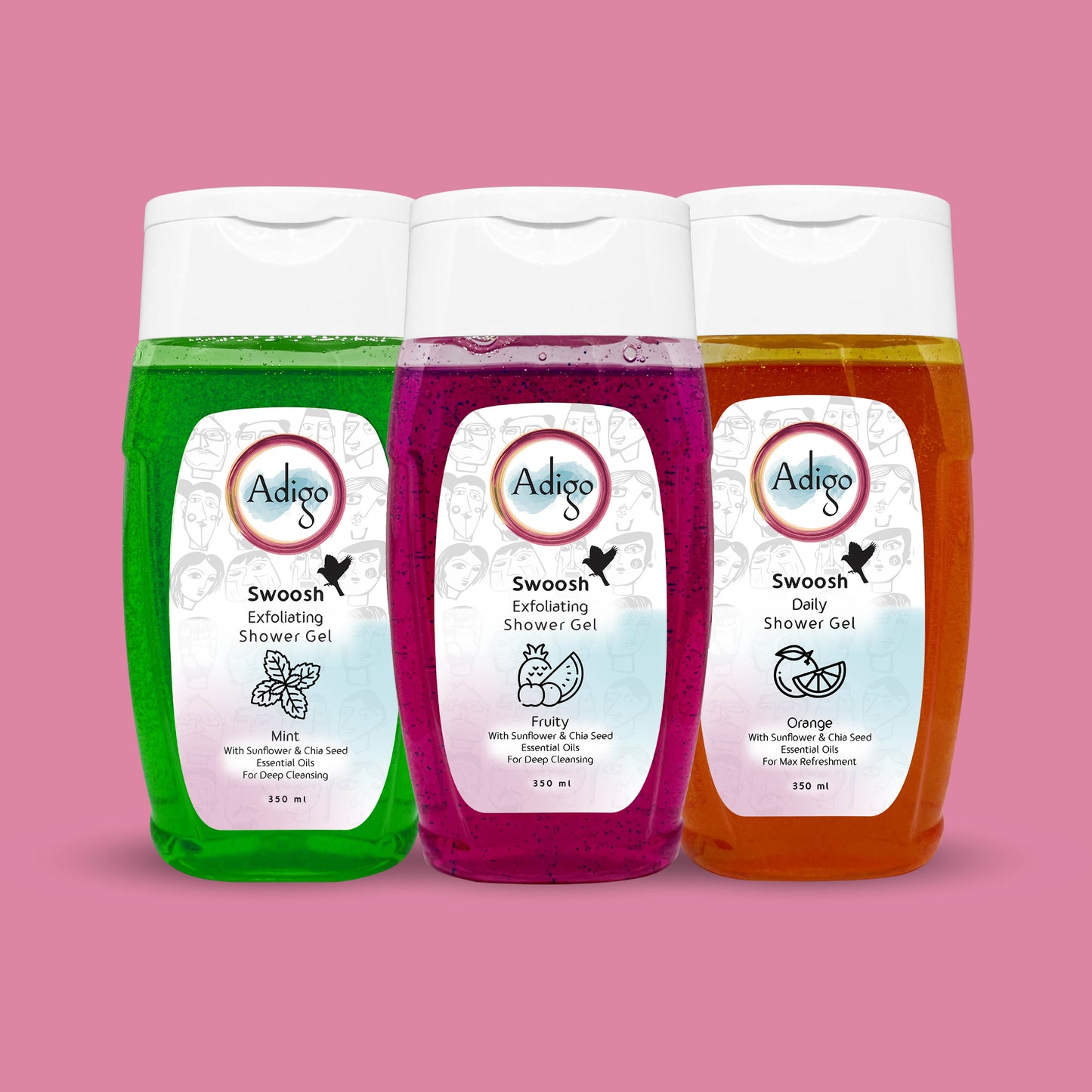 Shower Gel - Pack of 3