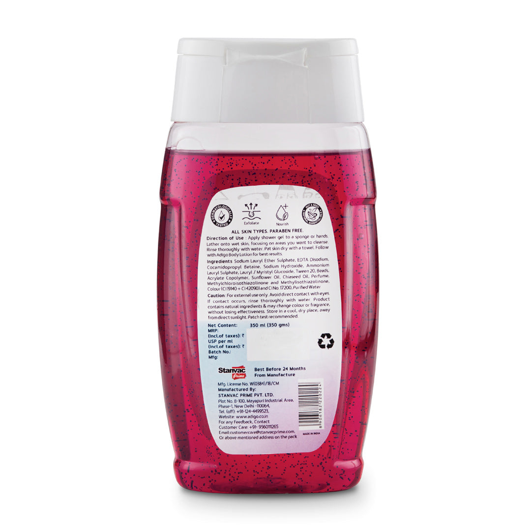 Swoosh Exfoliating Shower Gel Fruity - 350ml