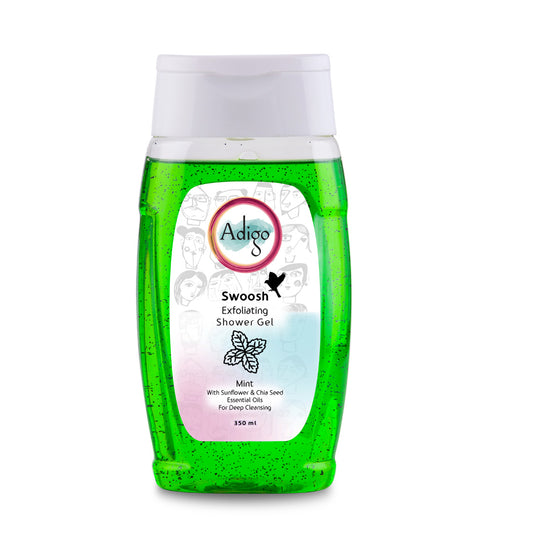 Swoosh Exfoliating Shower Gel Mint - 350ml