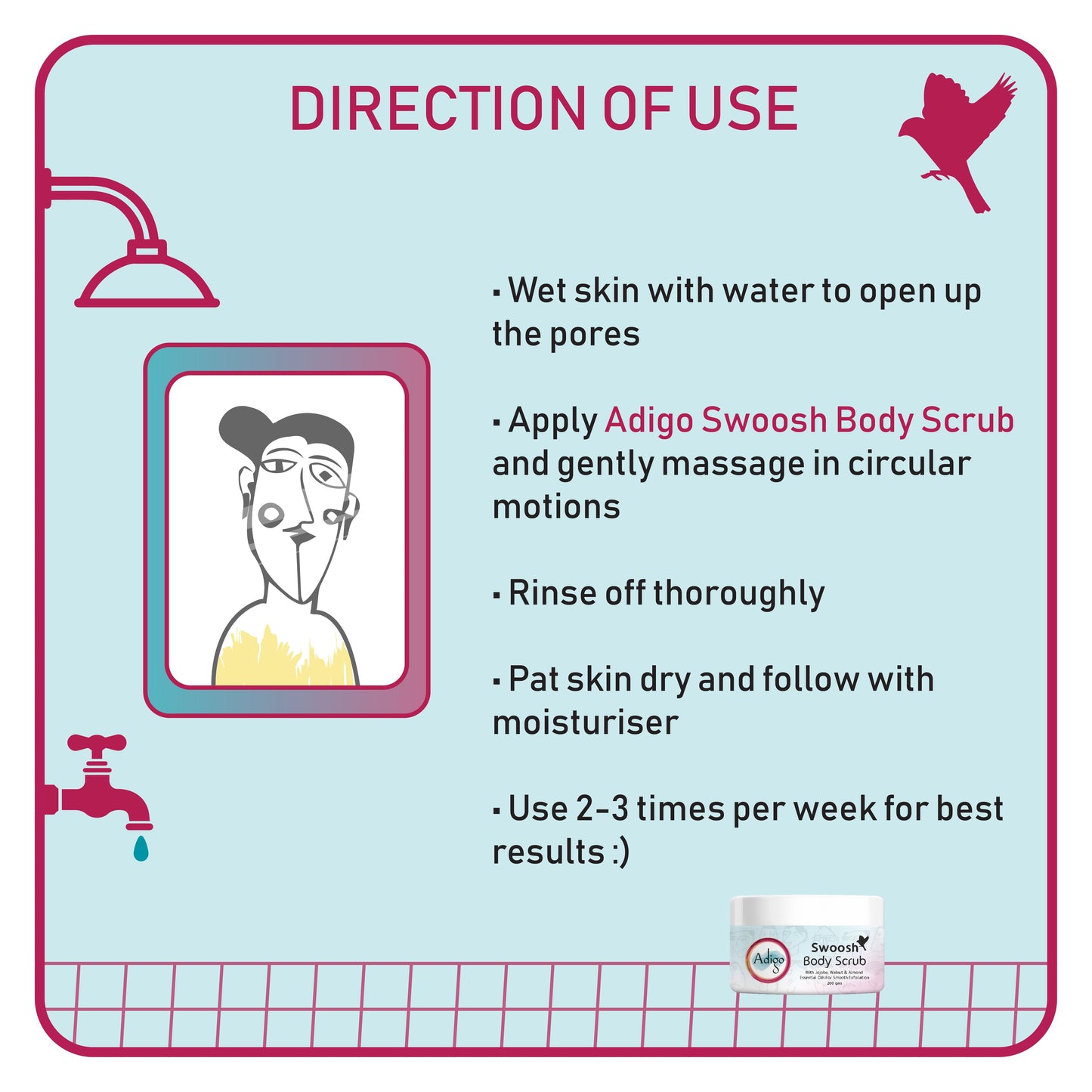 Swoosh Body Scrub - 200G