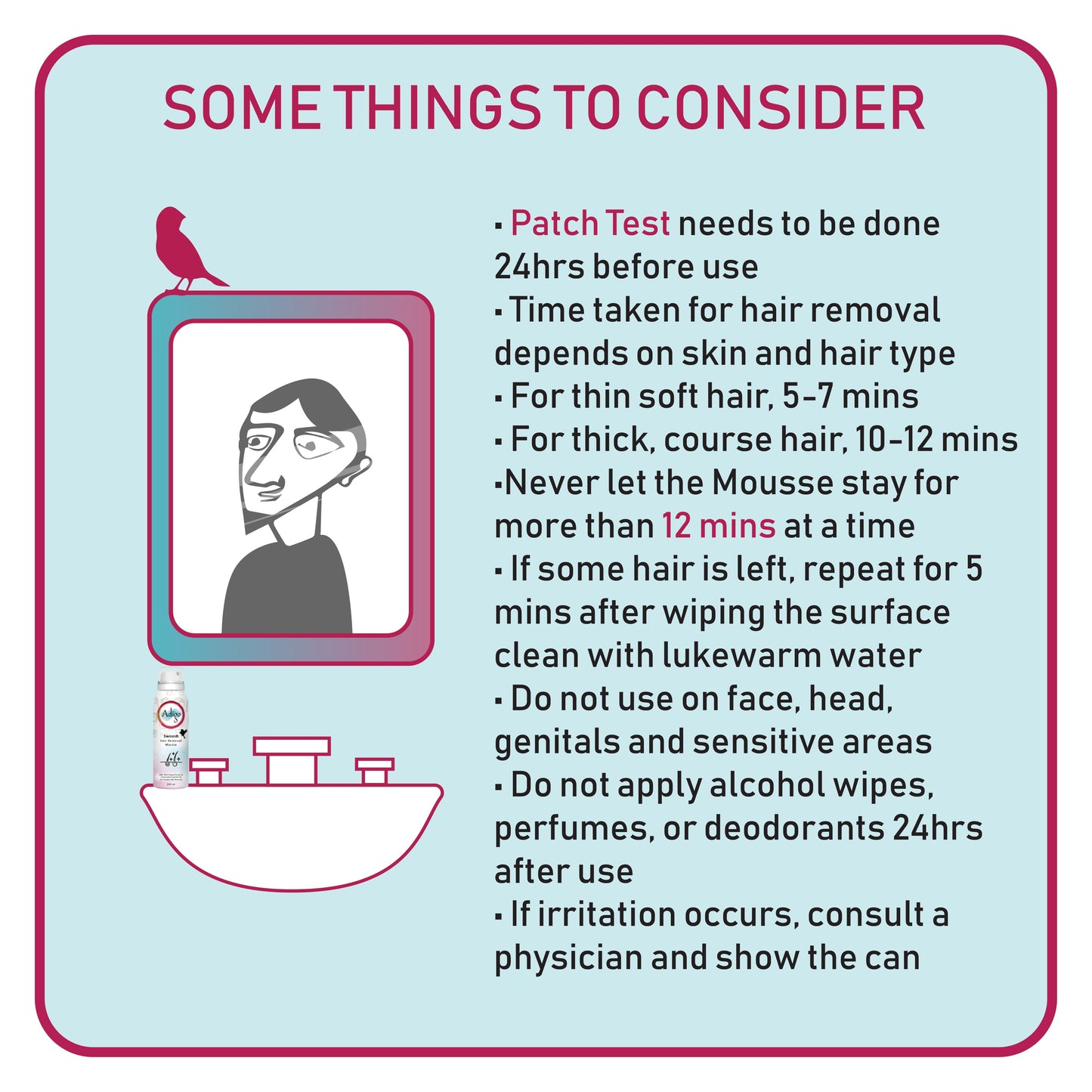 Swoosh Hair Removal Mousse - 200G